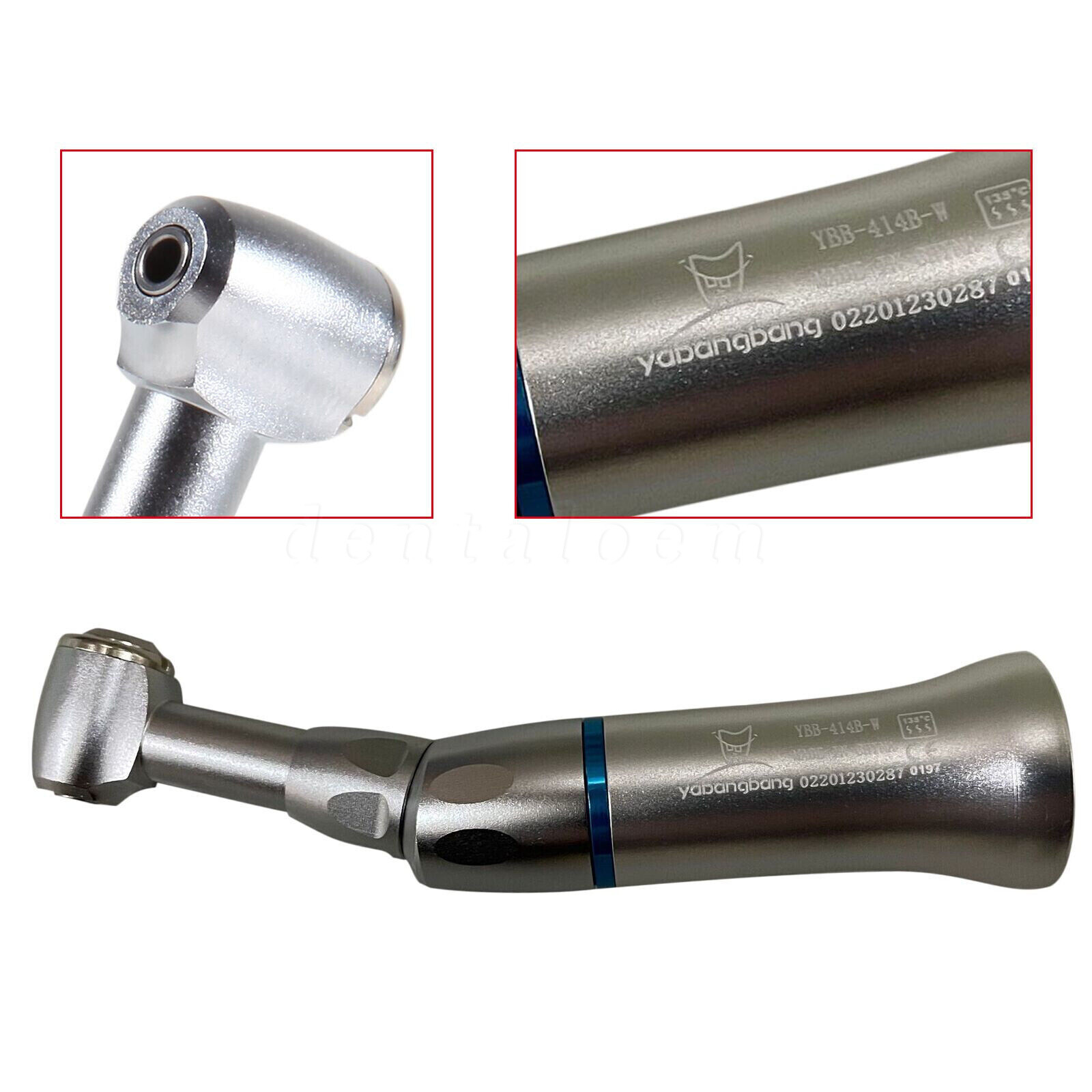 NSK Style Dental Slow Low Speed Contra Angle Handpiece Push Button Attach E-Type