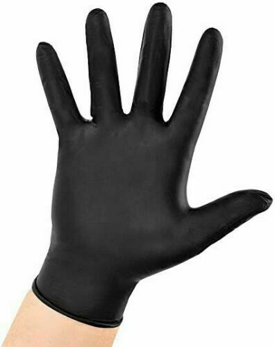 Black Nitrile Gloves X-Large Powder-Free Aurelia Bold 5mil / Qty 100