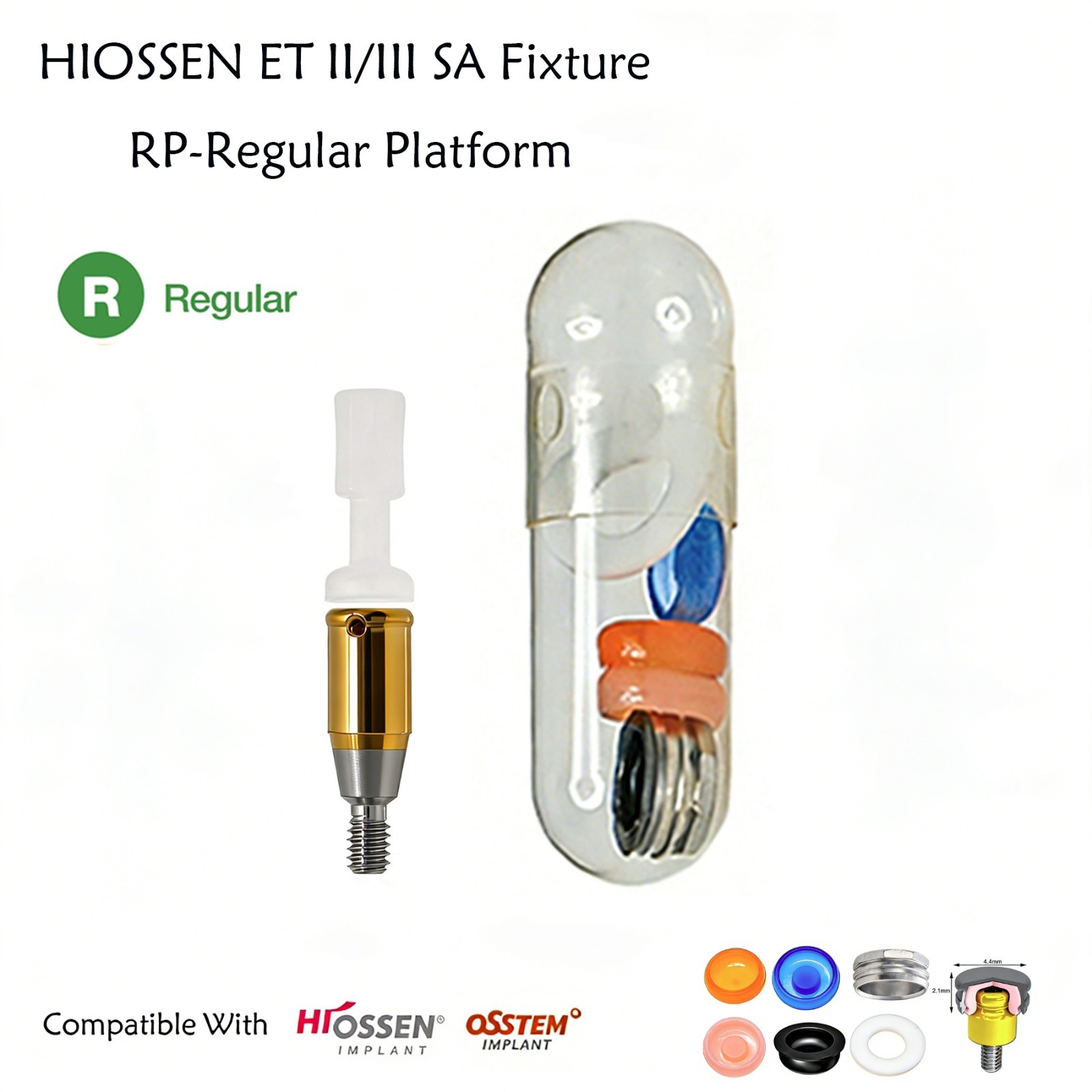 Dental Overdenture Zest Locator Abutment Legacy Anchor for Hiossen ET/Osstem TS