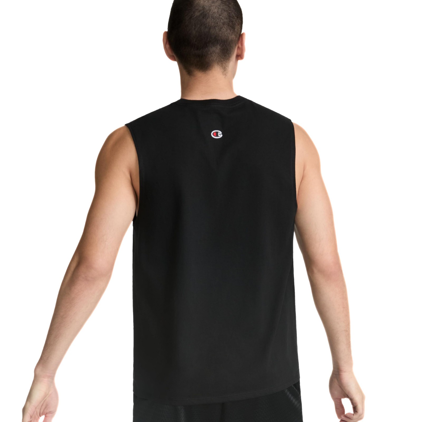 Champion Mens Muscle Tank Classic Graphic Tee Sleeveless T-Shirt For Reg. Or
