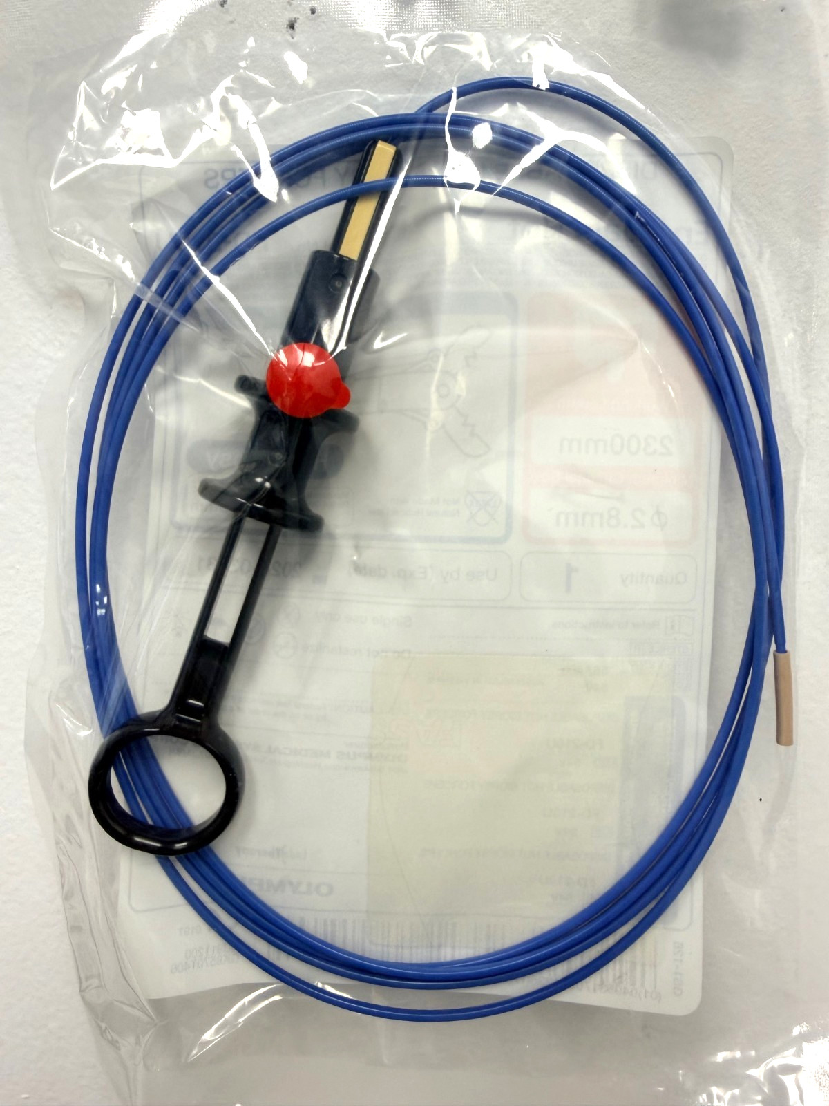 Olympus FD-210U Disposable HOT Biopsy Forceps 2.8mm x 2300mm Alligator Jaw, NEW!