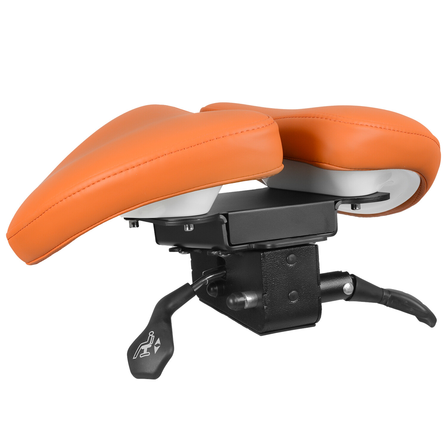 Rotatable Ergonomic Adjustable Saddle Doctor Office Chair Imported Leather Chair