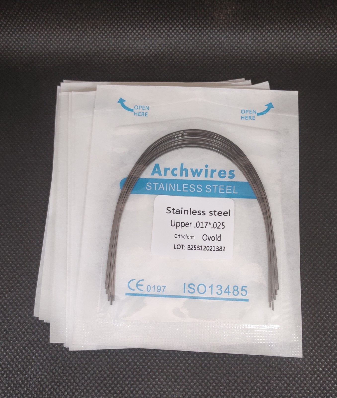 Dental Orthodontic Stainless Steel Wire Round/Rectangular Arch Wires Ovoid