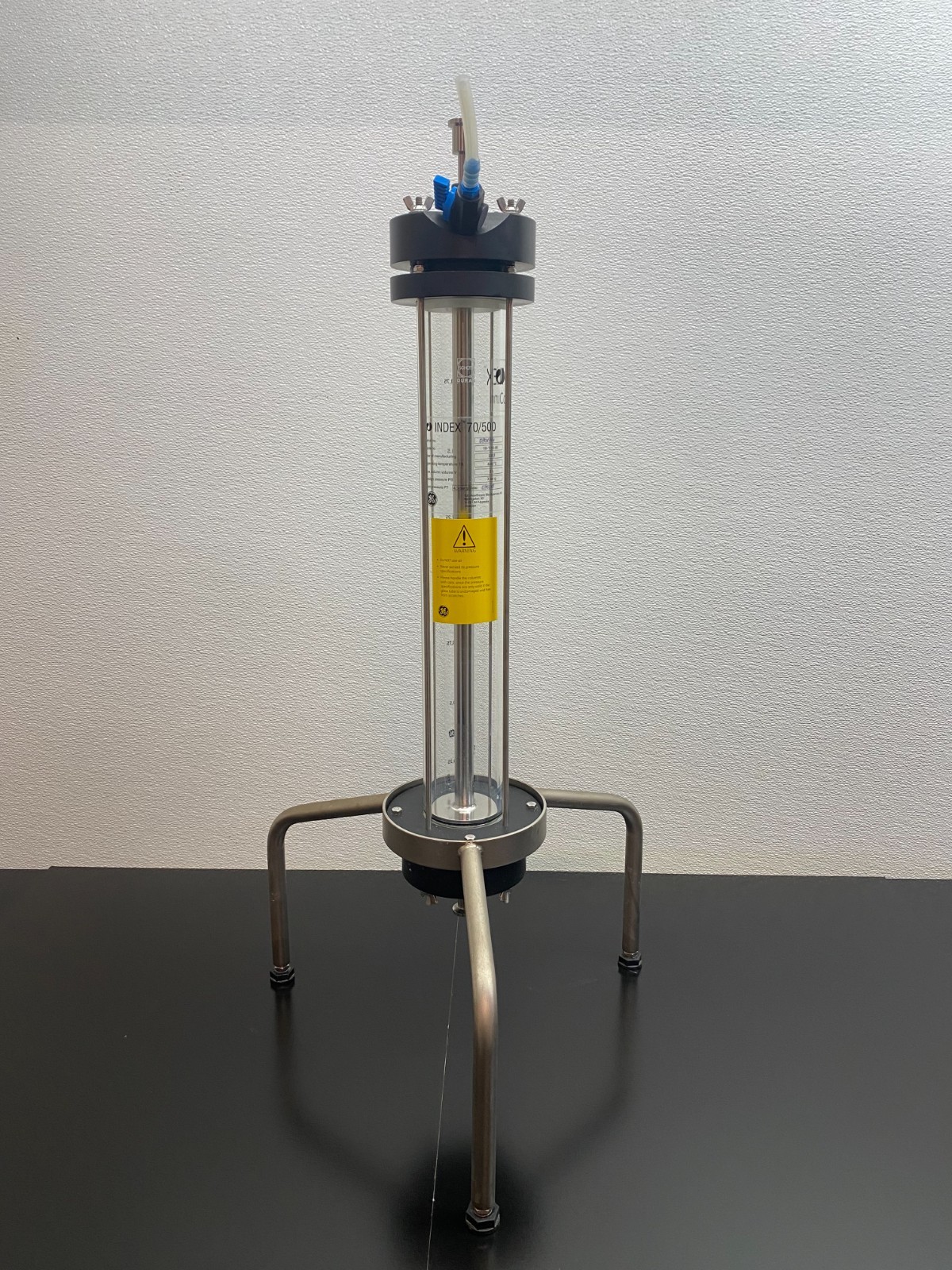 Amersham Biosciences 18-1115-06 INdEX 70/500 Chromatography Column 2L 3 Bar