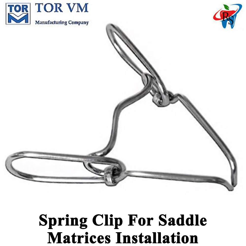 1pcs Dental TOR VM Spring Clip For Saddle Matrices Installation Teeth Metal
