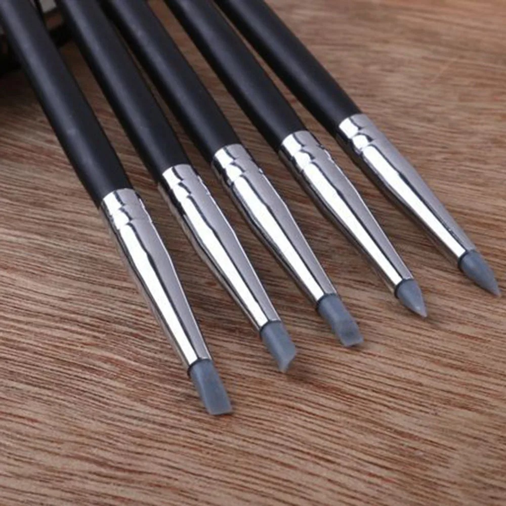 10kits Dental Composite Resin Veneer Cement Porcelain Brushes Silicone Brush Pen