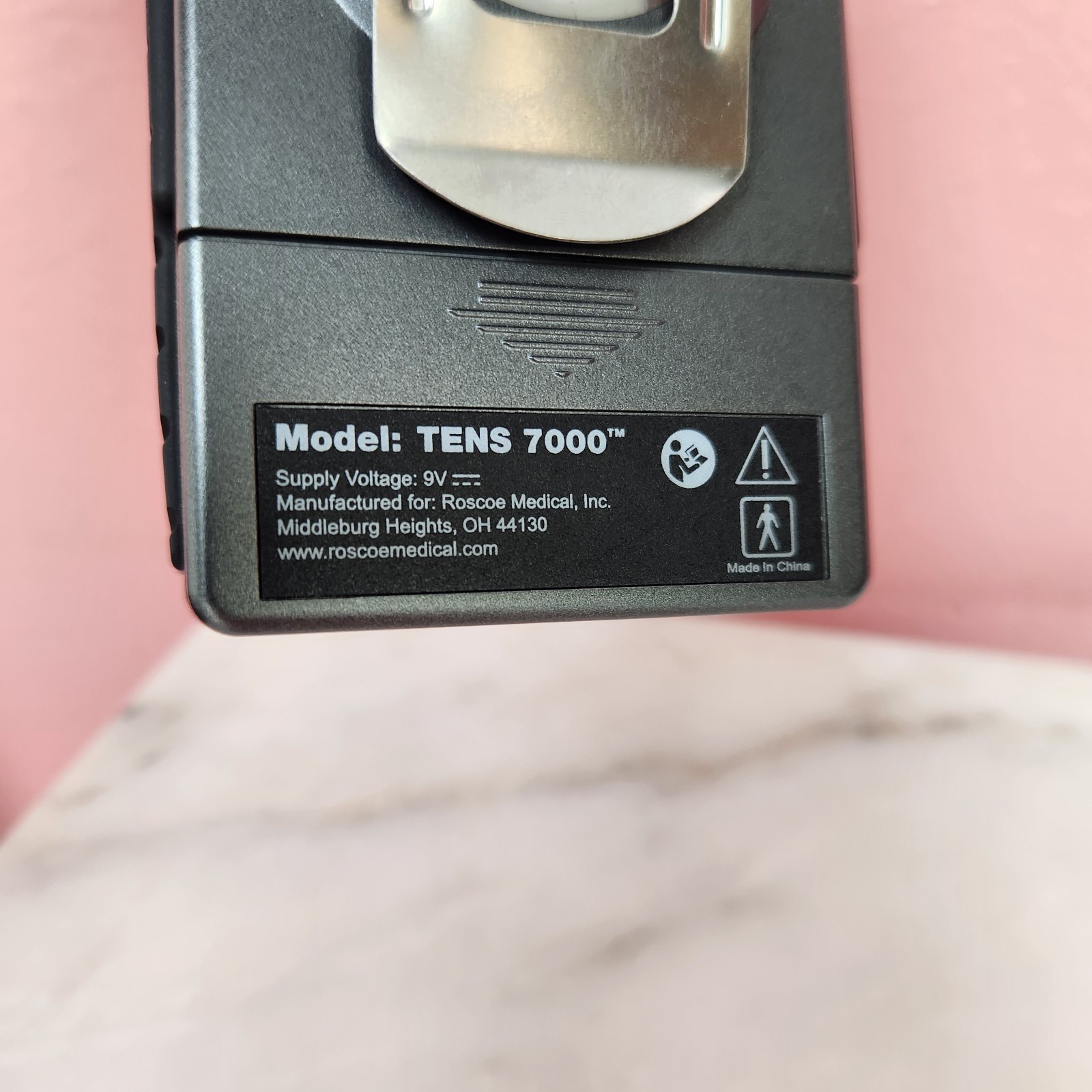 TENS 7000 Digital Dual Channel TENS Unit Pain Therapy Stimulator Tested Works
