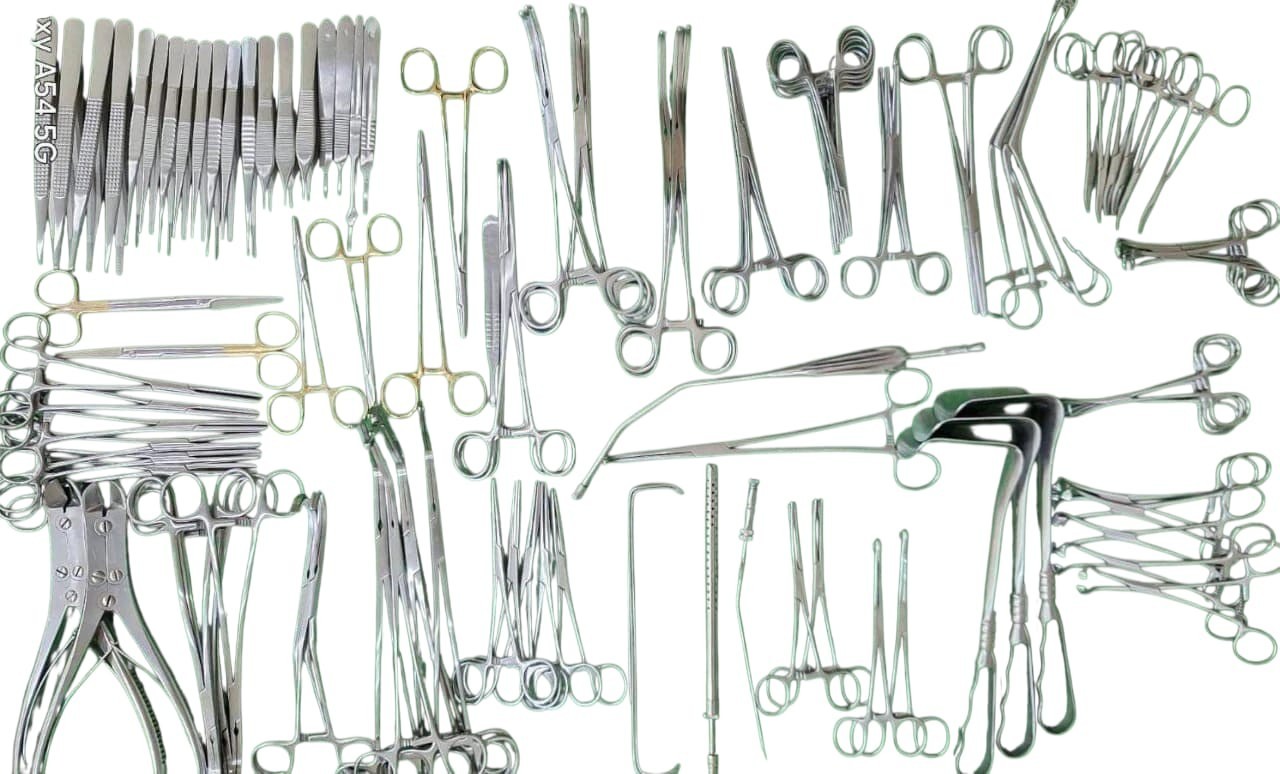106 pcs of Major Cardiovascular Thoractomy Vascular Set Open Heart Instruments