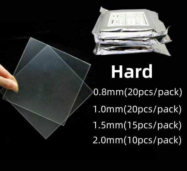Dental Ortho Splint Retainer Vacuum Forming Sheet Hard Thermoforming 0.8-2.0mm