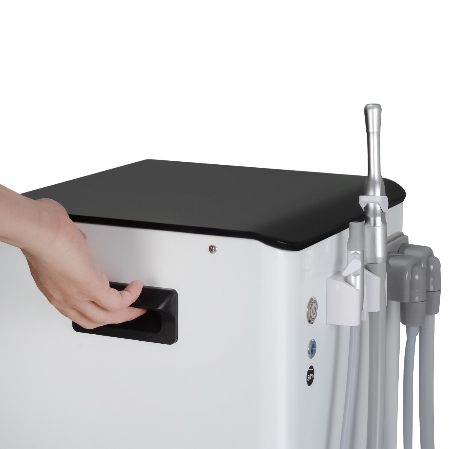 GS-M300 Portable Dental Vacuum Suction Unit 300W Mobile Suction Device Aspirator