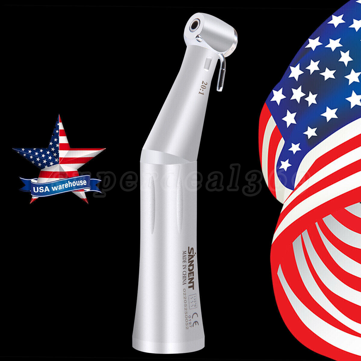 Dental 20:1 Reduction Implant Surgical Contra Angle Handpiece Push Fit NSK STG