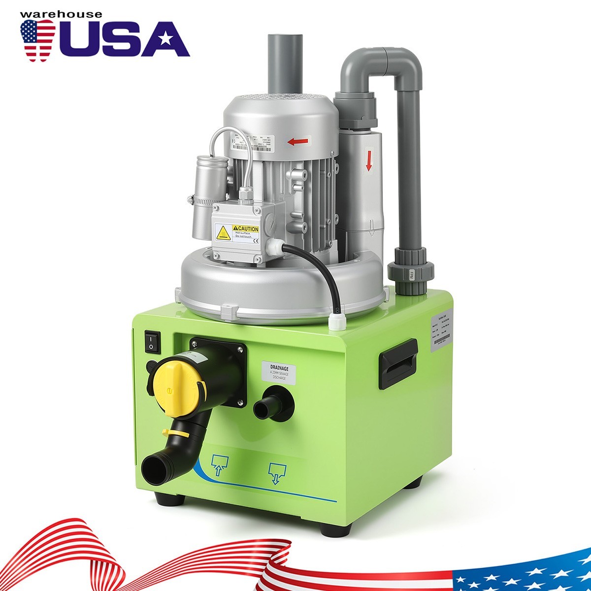 Dental Electric Suction Machine Vacuum System GS-01 300L/min Semi-Dry Type