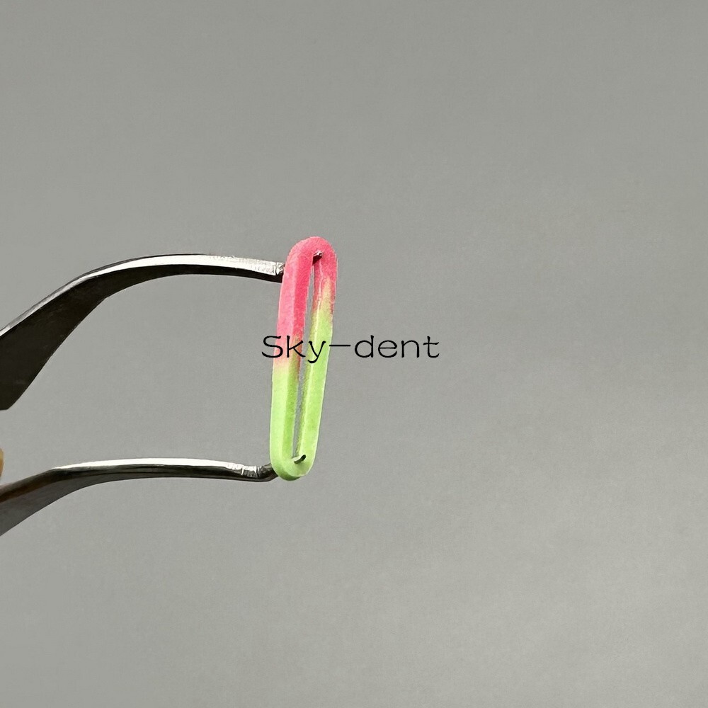 5000Pcs 2.5/3.5/4.5/6.5OZ Dental Orthodontic Rubber Bands Elastic Braces 2 Color