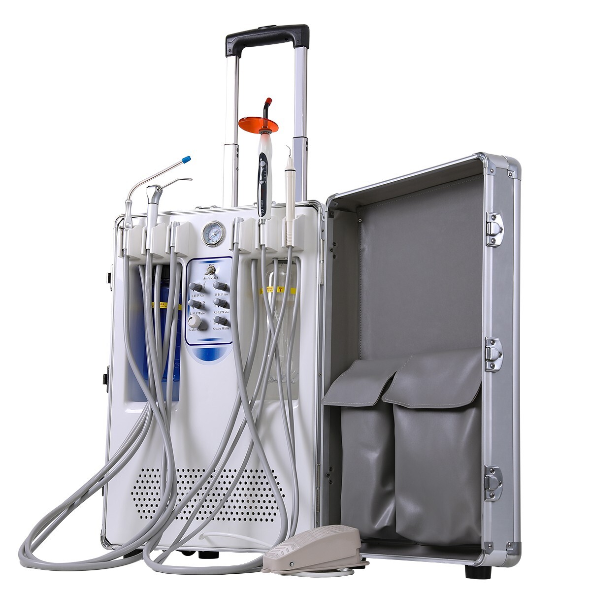 BD-406 Dental Mobile Delivery Unit Cart Air Compressor /Dentist Stool Chair