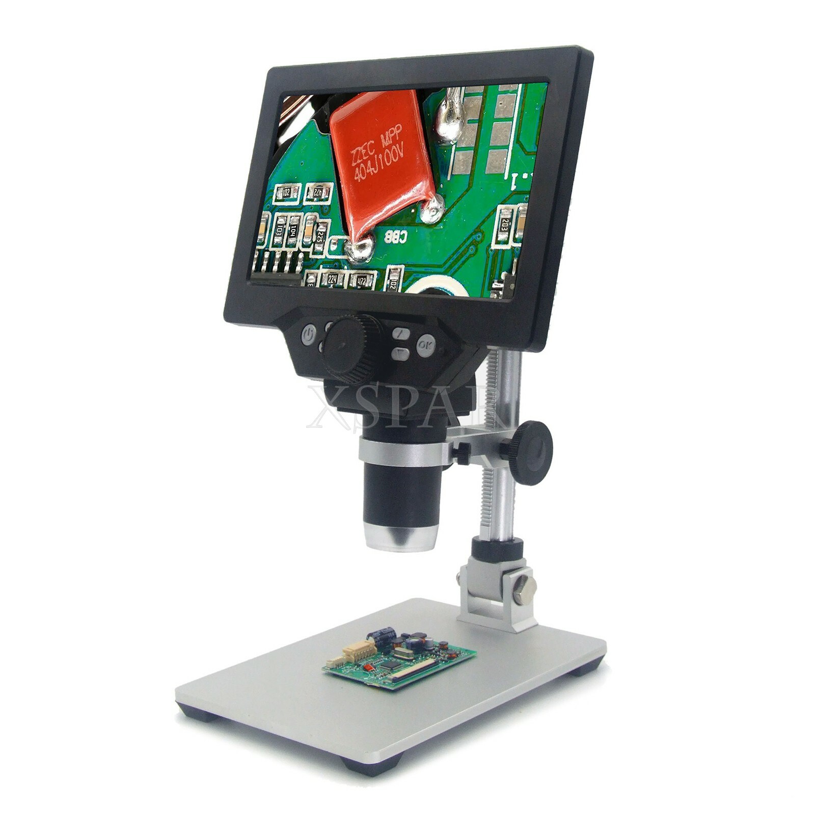 Digital Microscope 12MP 1200X 1080FHD 7″ LCD 8 LEDs G1200 Standard Version xr-