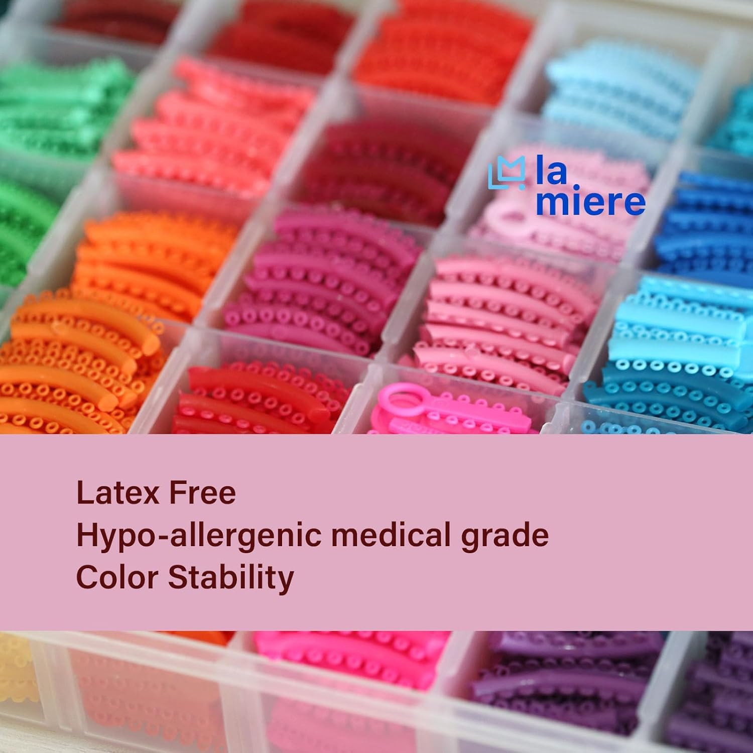 1040 Power Sticks Ligature Ties Orthodontic Ligature O-Ties, Elastic Ligature Ba