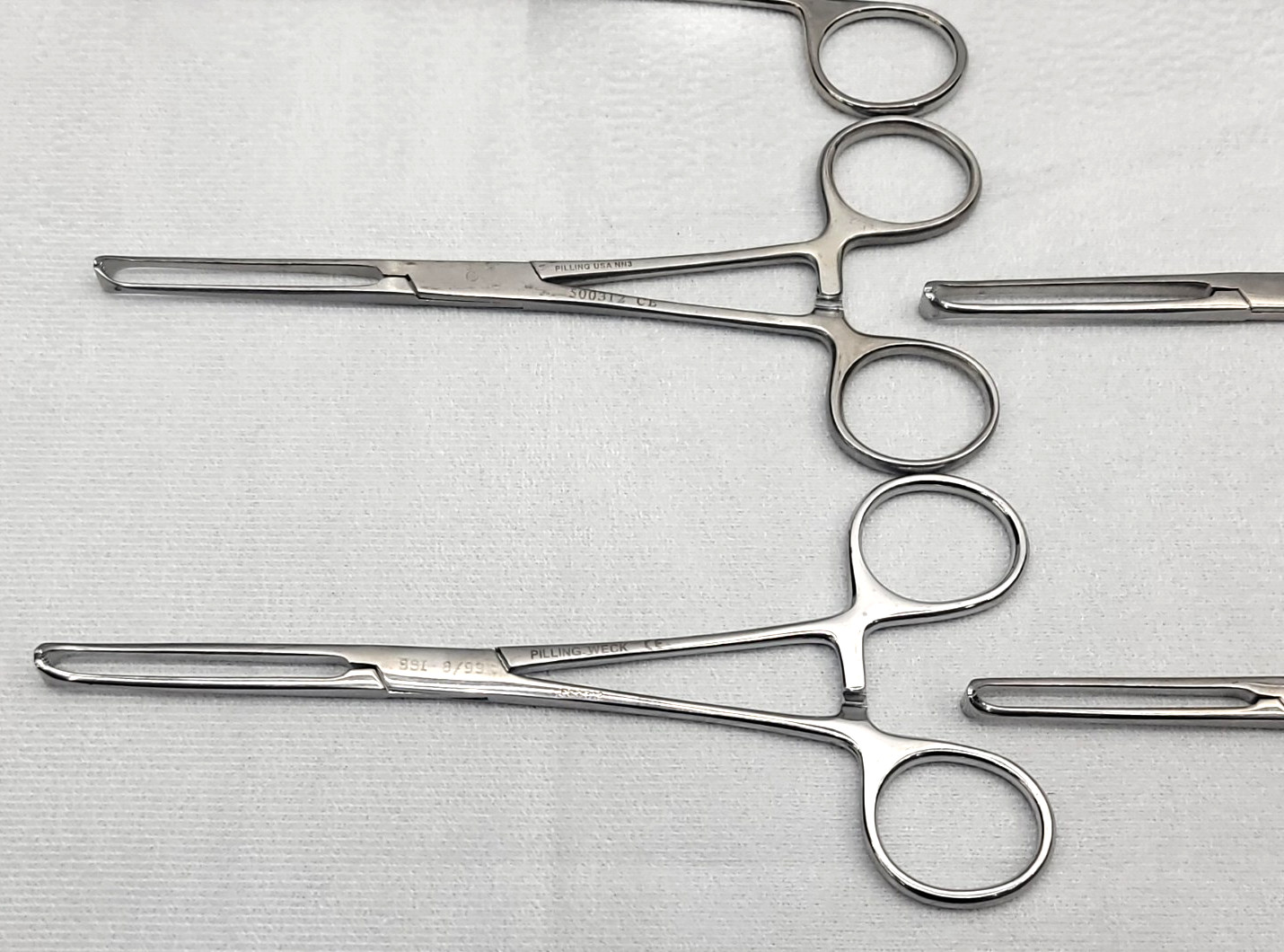 (10x) Pilling Weck 500312 Allis Tissue Forceps 7.5″ 5×6 Teeth