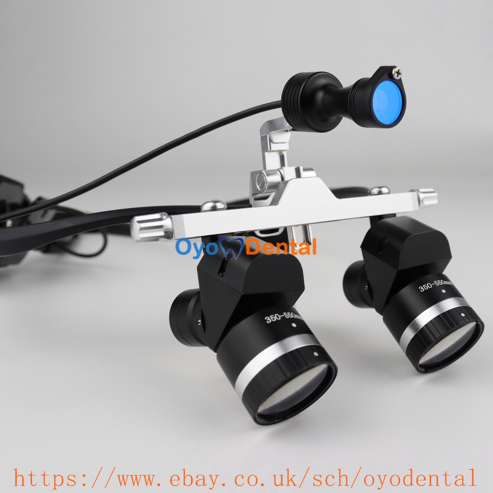 3.0X-5.0X Adjustable Ergonomic Dental Medical Ergo Surgical Loupe + 5W Headlight