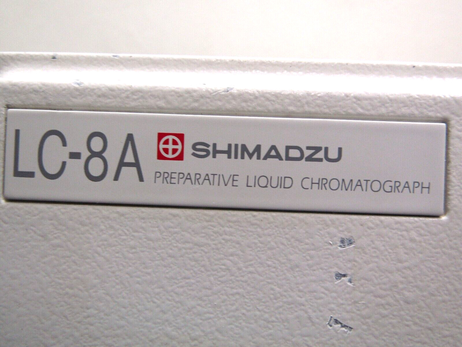 Shimadzu LC-8A HPLC Preparative Pump Chromatography Liquid High Prep Pressure