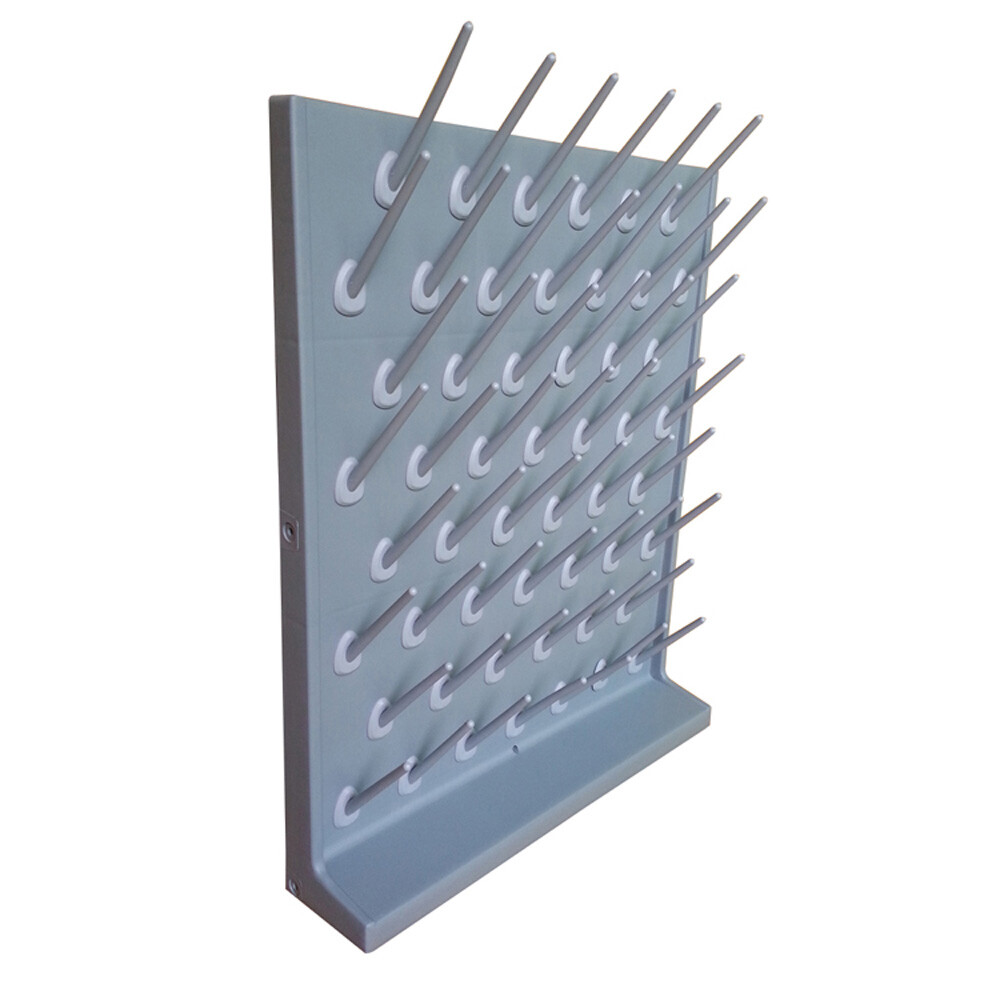 Drying Rack/Lab Supply/Wall Desktop Cleaning Equip Polypropylene 27/52 Pegs Rack