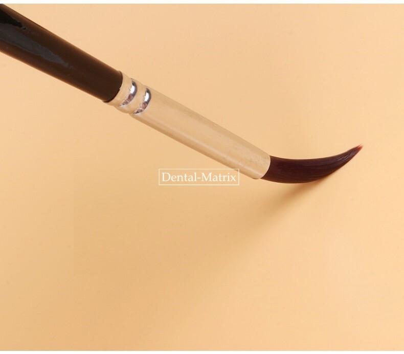 Dental Porcelain Brush Pen Ceramic Teeth Adhesive Resin Shaping Brushes 6pcs/set