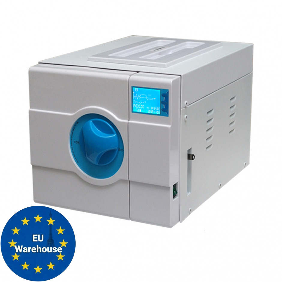8 Liter New Dental Lab Vacuum Steam Autoclave Sterilizer 110V/220V Class B CE