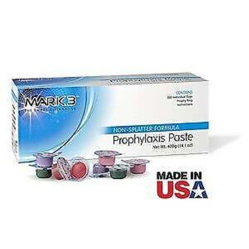 PROPHY PASTE, 1.23% FL, COURSE CHERRY, 200 CUPS/BOX, MARK3, 100-1622