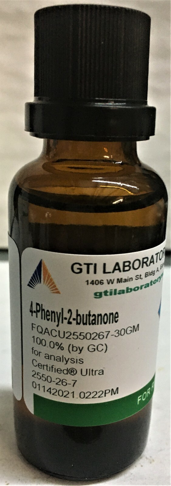 4-Phenyl-2-butanone, 100.0%, for qualitative analysis, Certified® Ultra 30g