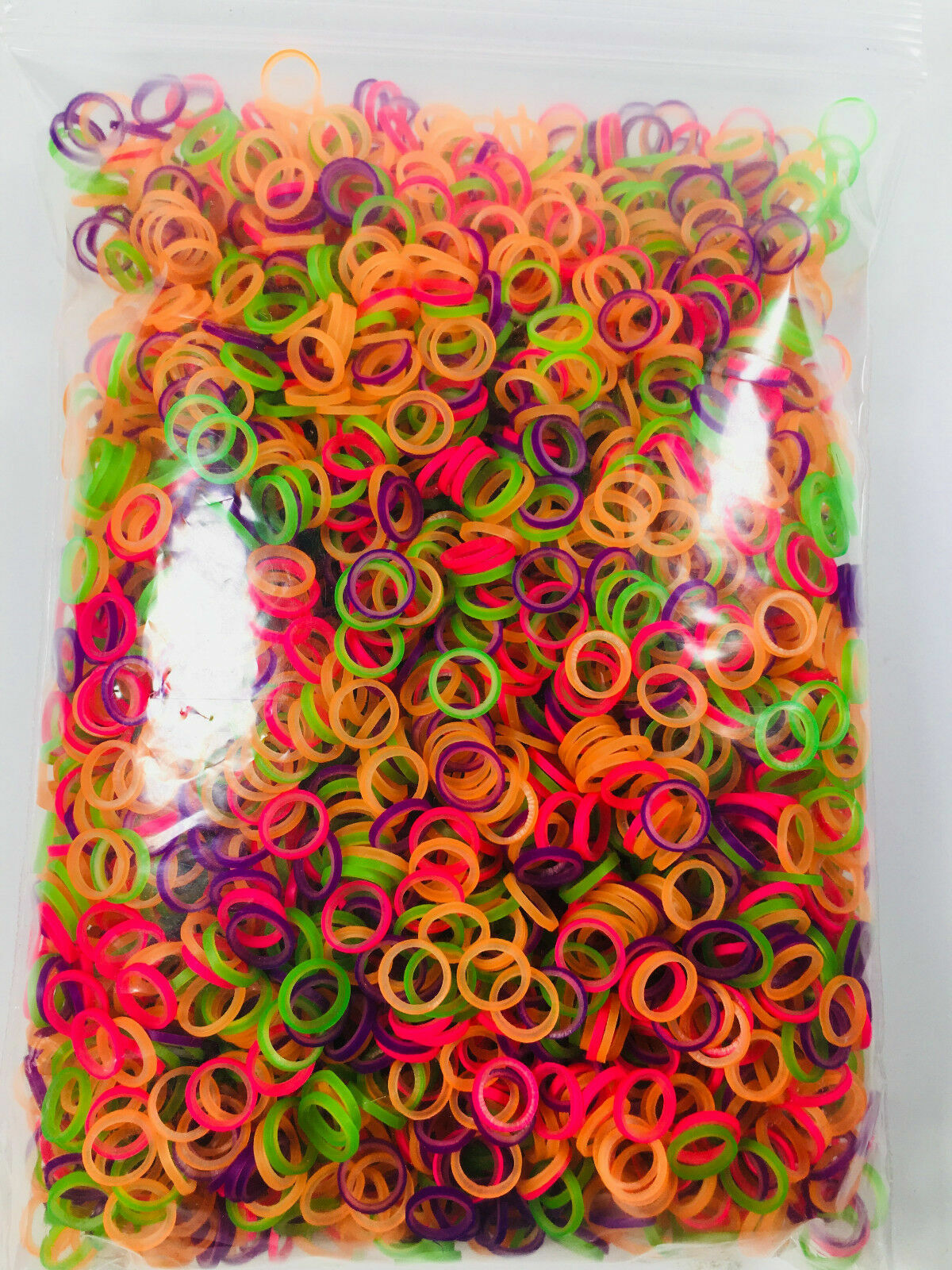 Dental Elastics Rubber Bands Ties Orhto 2.5/3.5/4.5/6.5oz Colorful Yellow *5000