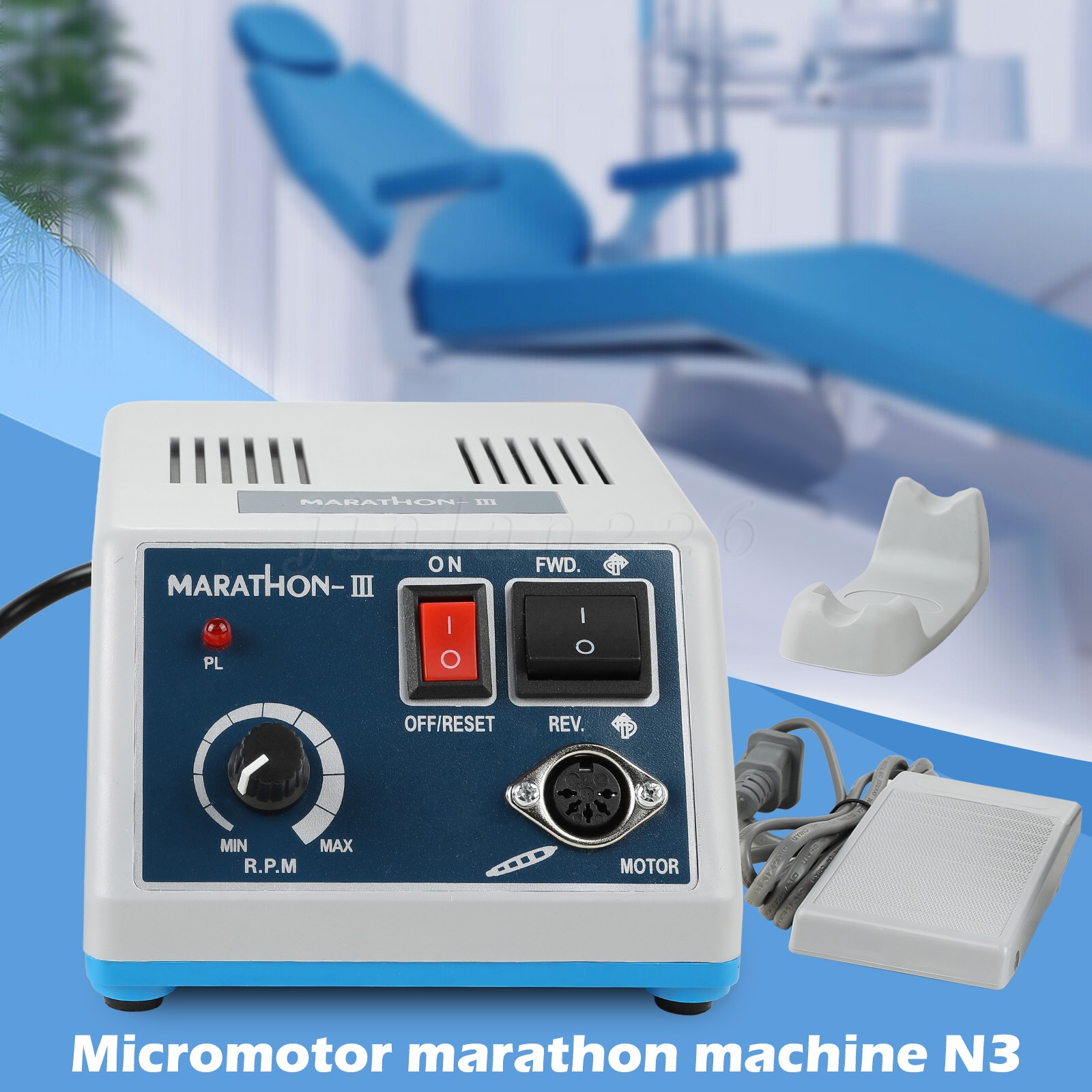 Dental Lab Marathon III Micromotor Polishing Handpiece Max 35K RPM Handpiece