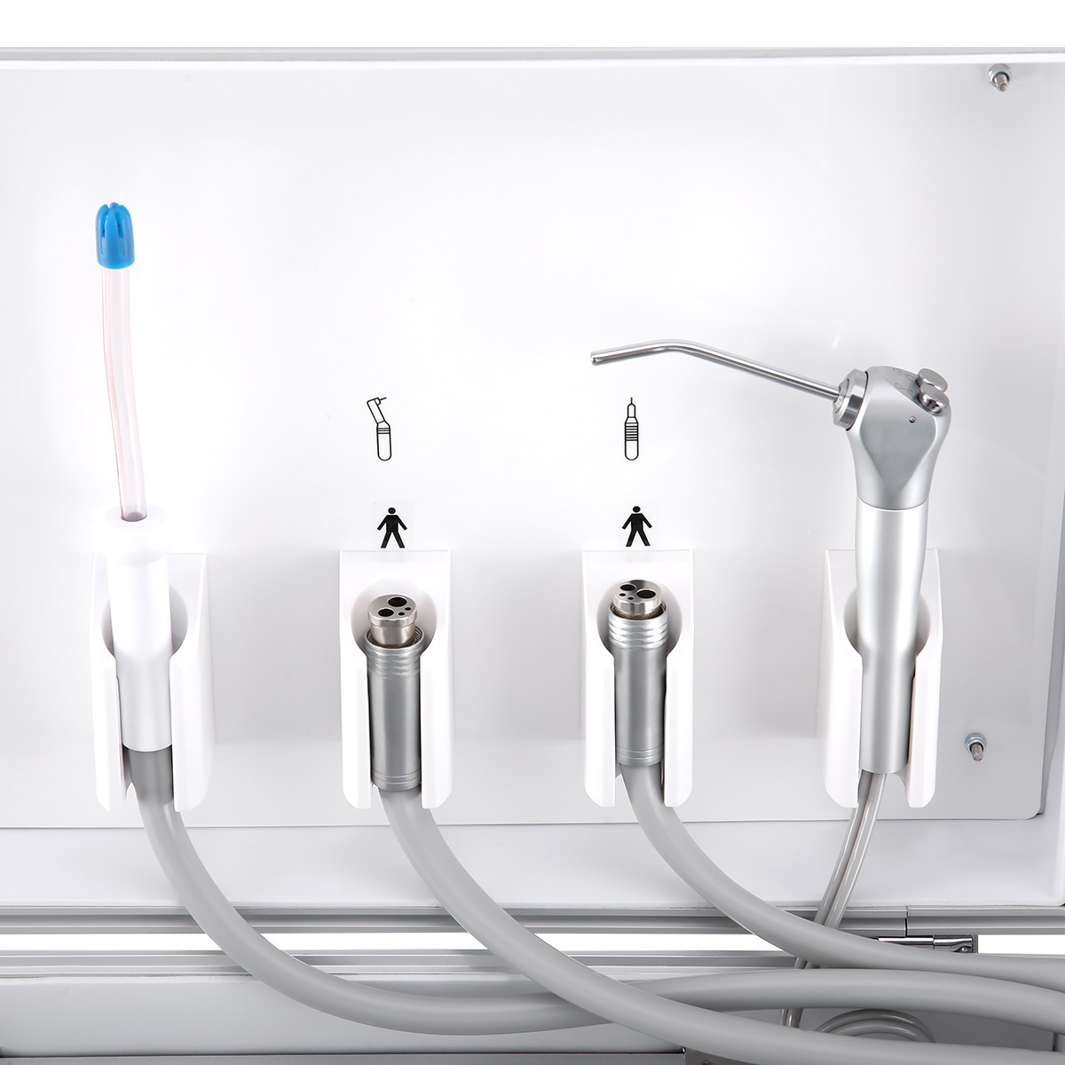 Dental Portable Mobile Delivery Unit System With Suction Air Compressor 4Hole