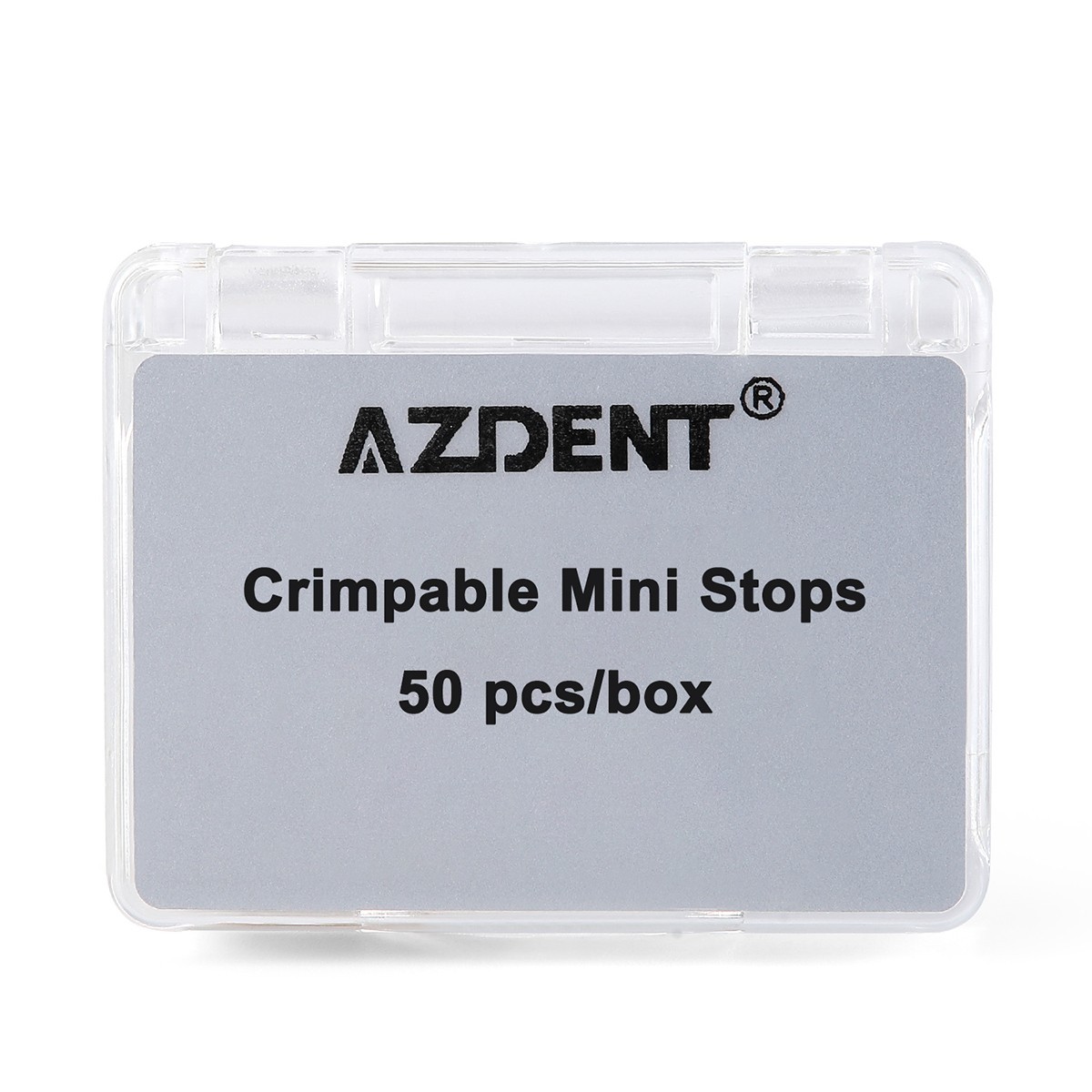 50Pcs Dental Orthodontic Crimpable Stops Universal Stainless Steel Split/Mini