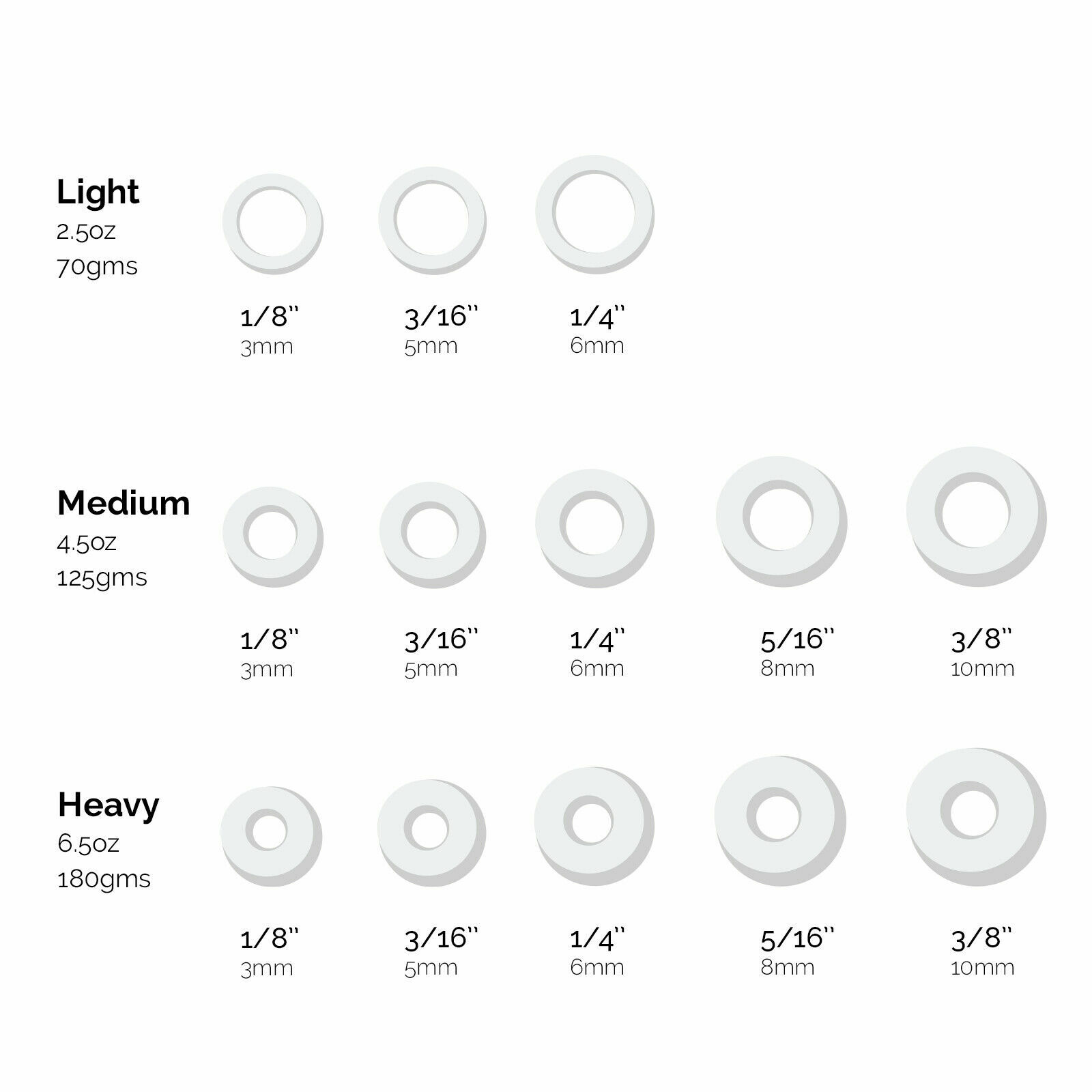 JMU Elastics Bands for Orthodontic Dental Braces Teeth Latex Free Light – Heavy