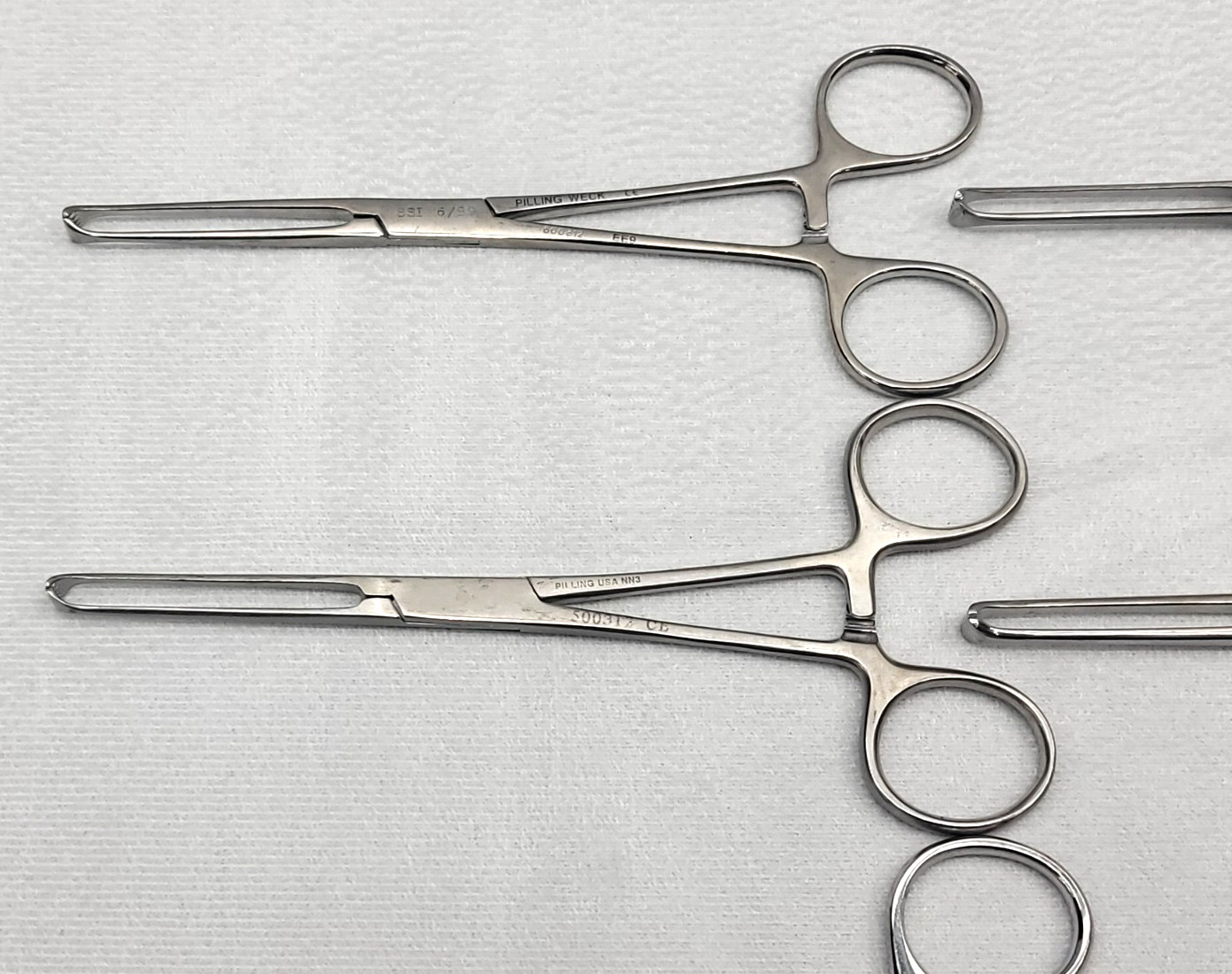 (10x) Pilling Weck 500312 Allis Tissue Forceps 7.5″ 5×6 Teeth