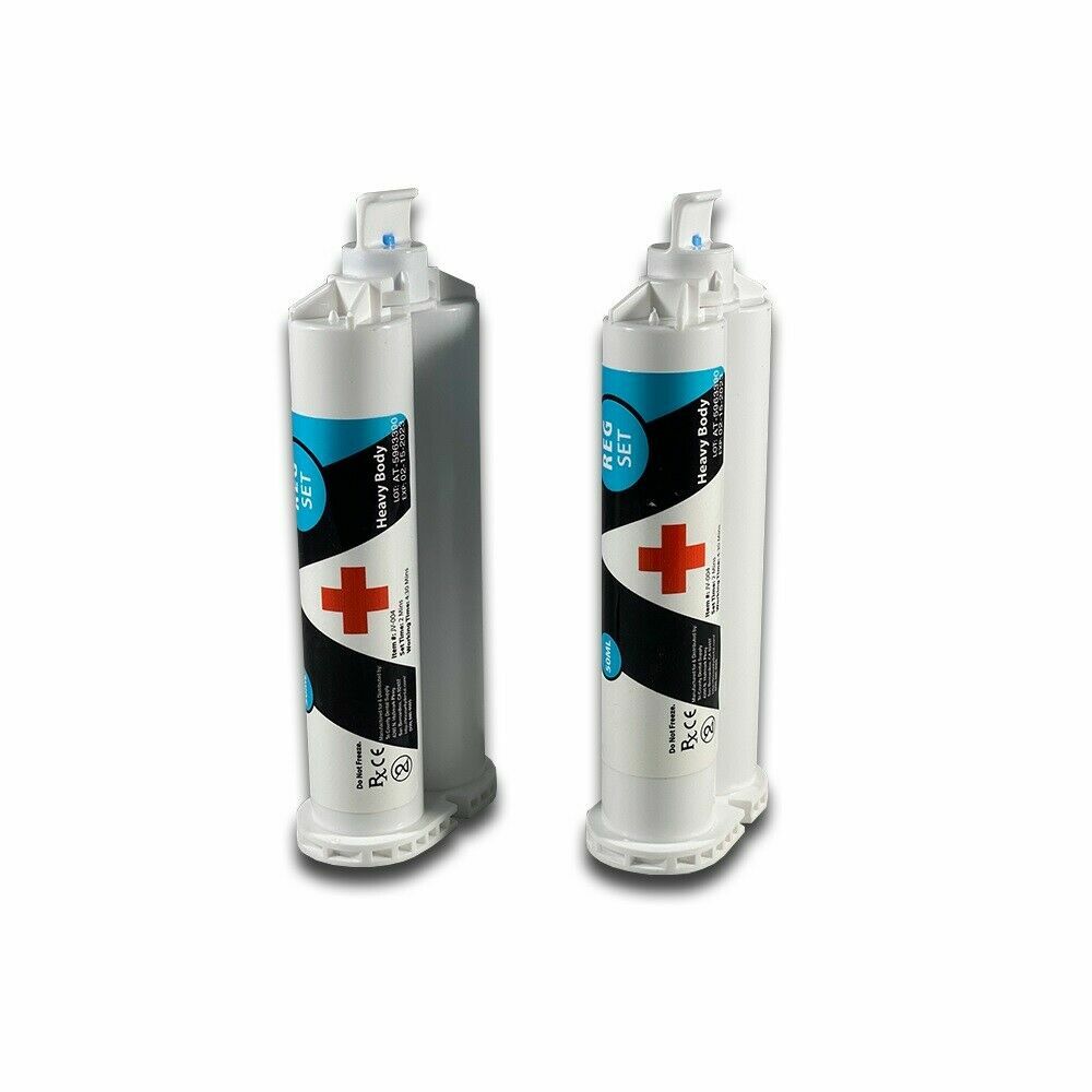 REDLAND Impression Material VPS Heavy Body Regular Set 20 x 50ml + 48 Tips
