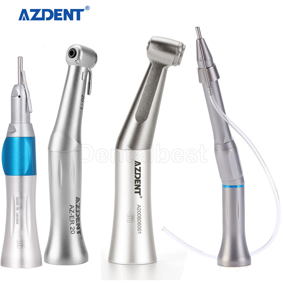 AZDENT Dental 20:1 1:1 Straight Implant Surgical Contra Angle Push Handpiece