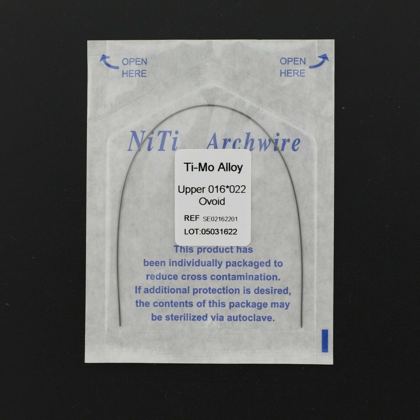 10Pieces Dental Wire Ti-Mo Titanium Molybdenum Alloy Arch Wires TMA Rectangle