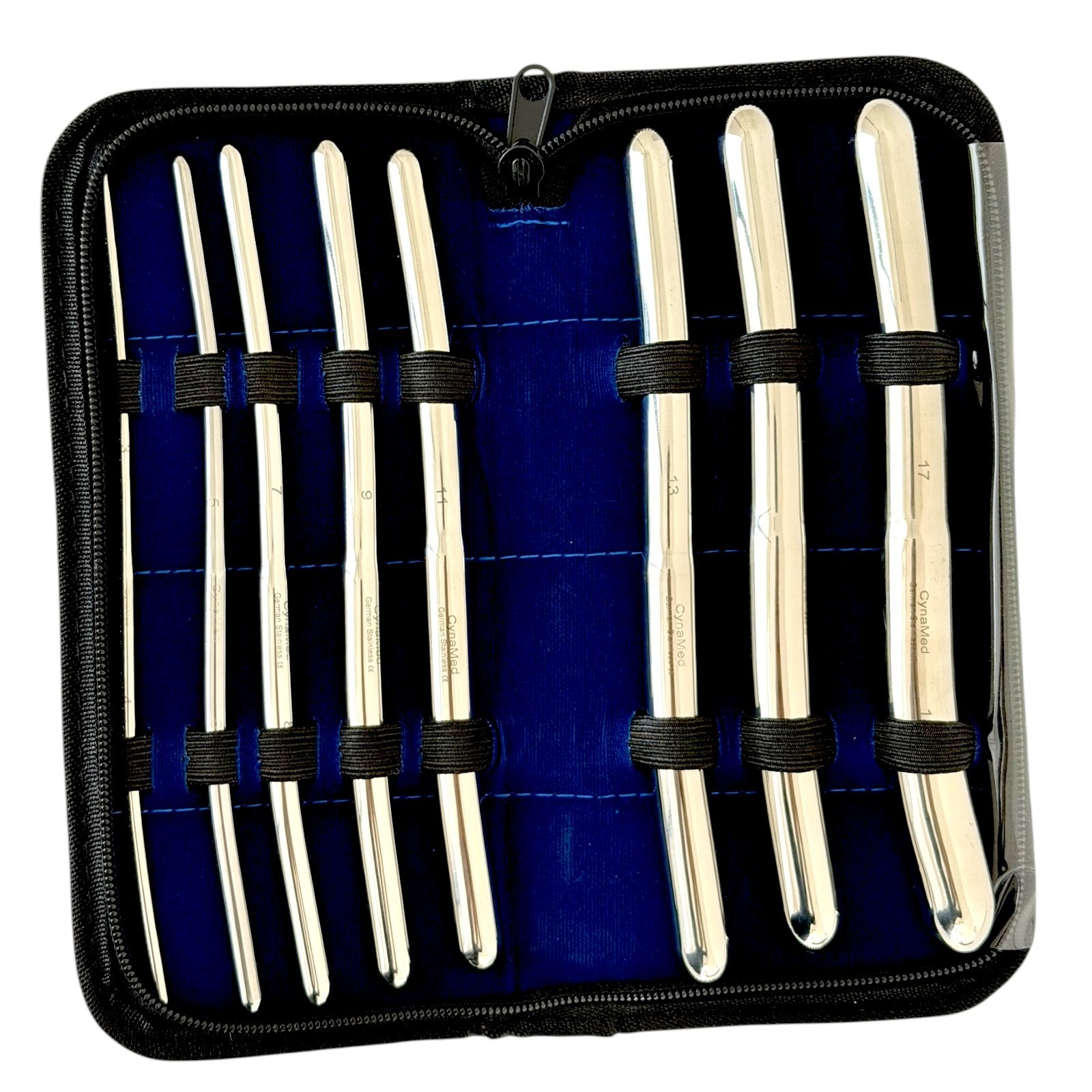 CYNAMED USA PREMIUM 8 HEGAR DILATOR SOUNDS SET 7.5″GYNO SURGICAL INSTRUMENTS