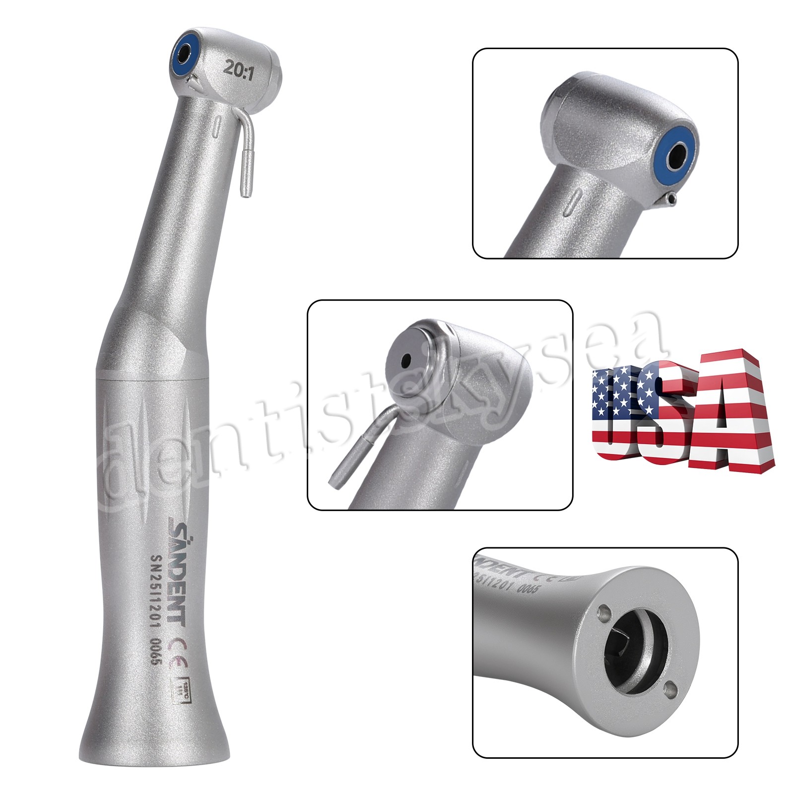 1-5* NSK Type Dental 20:1 Reduction Implant Surgical Contra Angle Handpiece SG20
