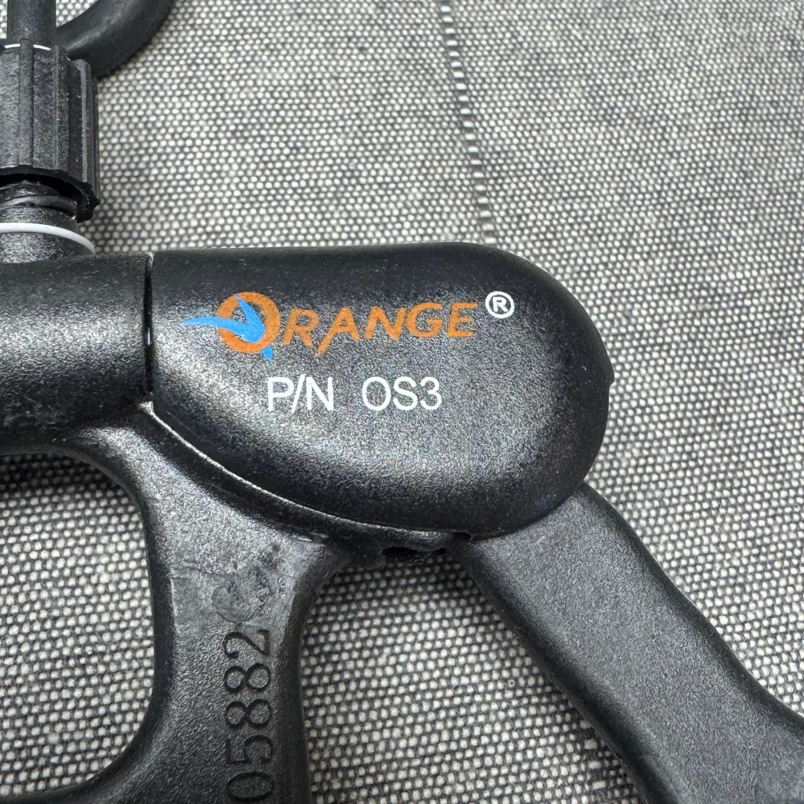 Orange OS3 Laparoscopic Surgical Instruments Lot 2 Black Handles Long Shafts