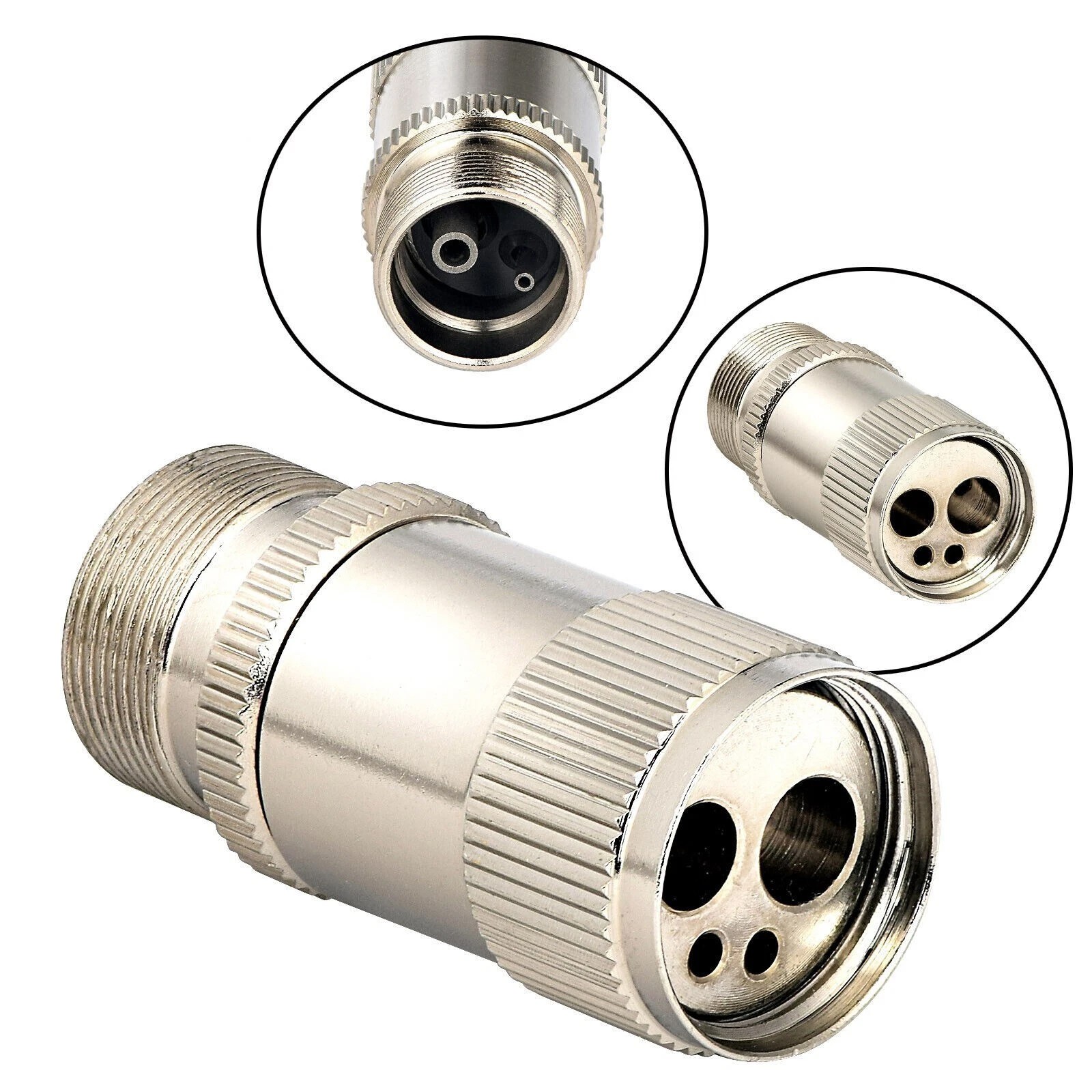 1/5PCS Dental 2 to 4 Hole Coupler Adapter Connector for High Speed Handpiece
