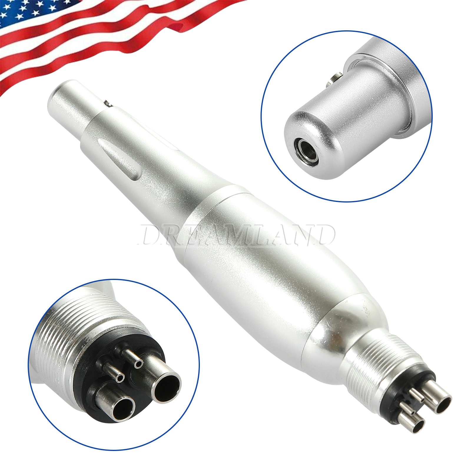 Dental Ultrasonic Air Perio Scaler Handpiece Hygienist 4 Hole w/ 3 Tips Original