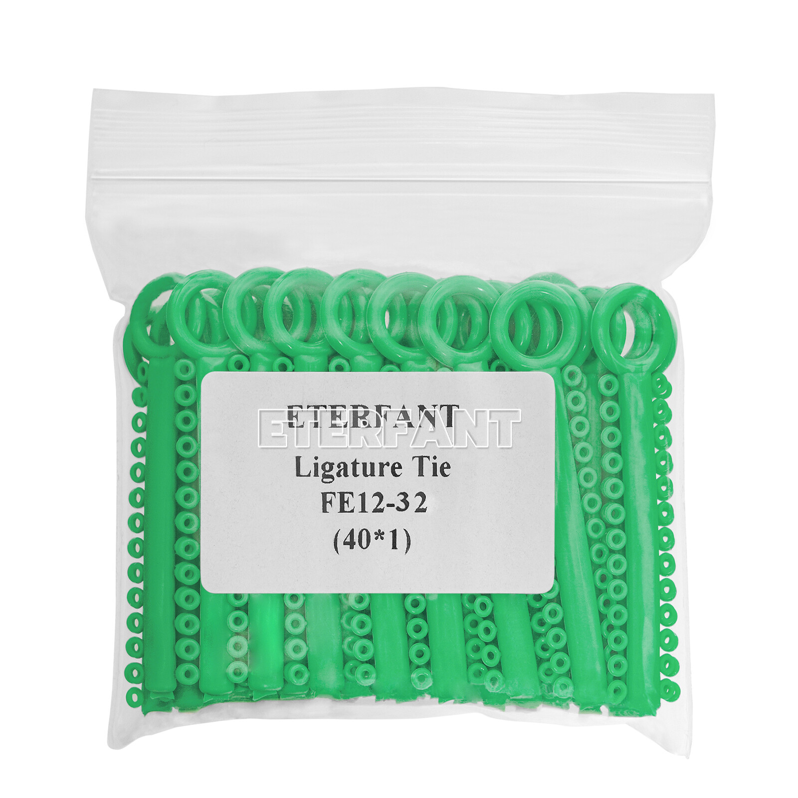 1040PCs ETERFANT Dental Orthodontic Ligature Ties Elastic Rubber Bands Brackets