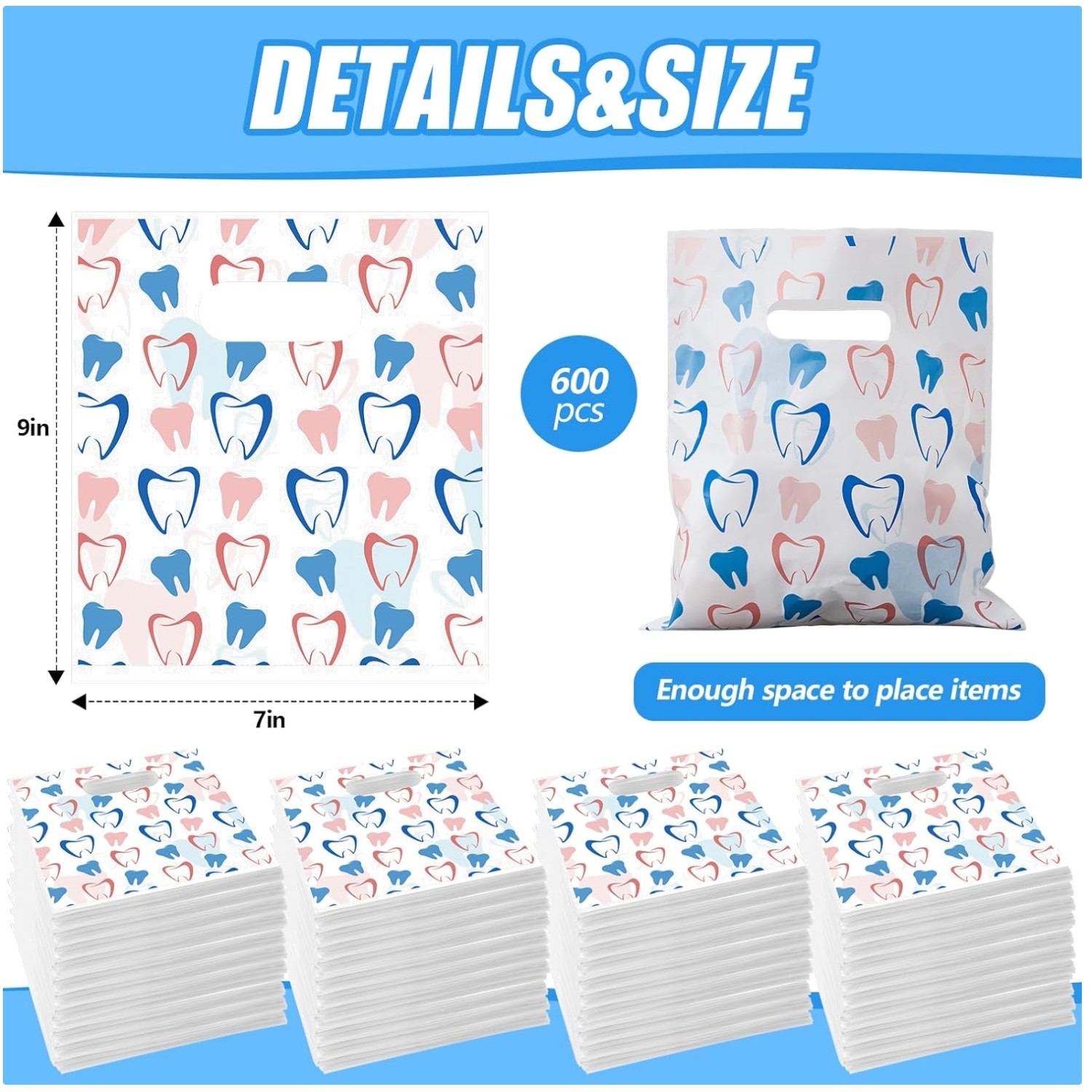 600 Pcs Tooth Care Merchandise – Dental Patient Goodie Bag