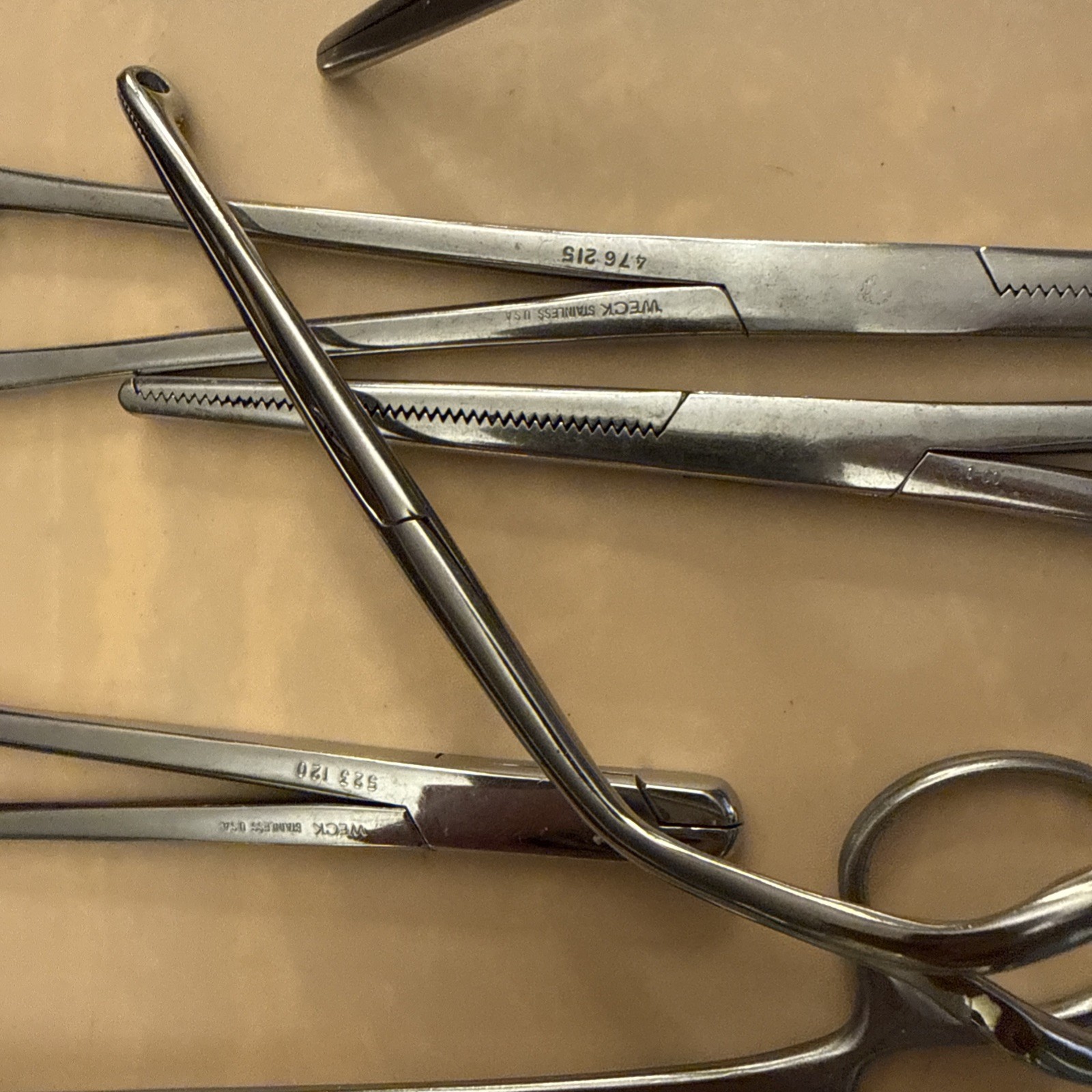 40 Surgical Needle Holder Forceps Various Stainless Curved Straight German
