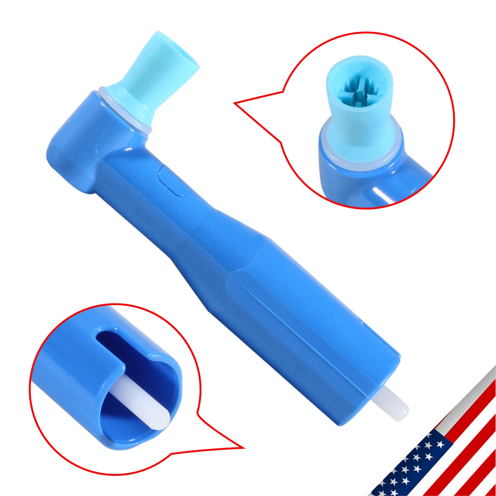 FIRM 500 pcs Dental Disposable Prophy Angles Top Quality Money back guarantee!