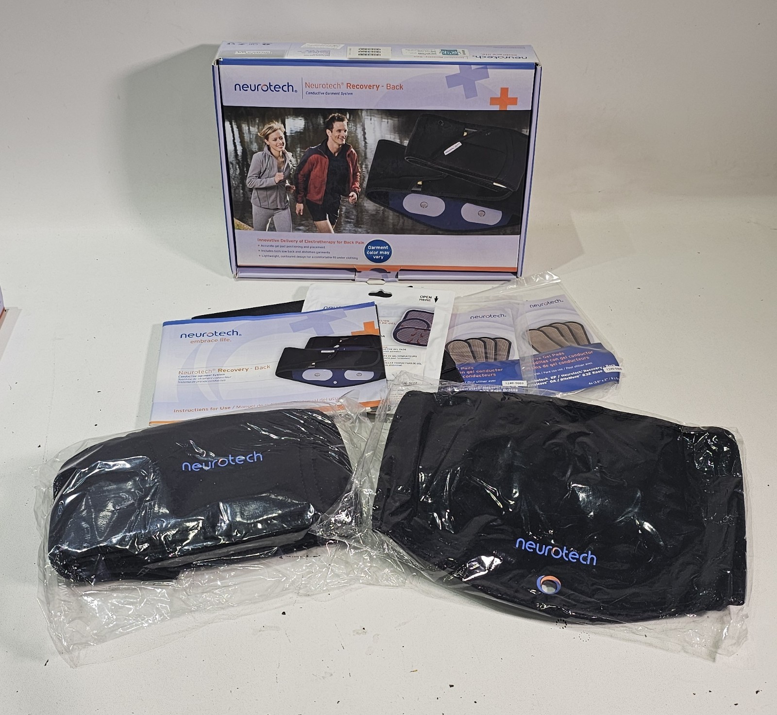 Neurotech Recovery Back Conductive Garment 1272-3302-01 M/L New Open Box