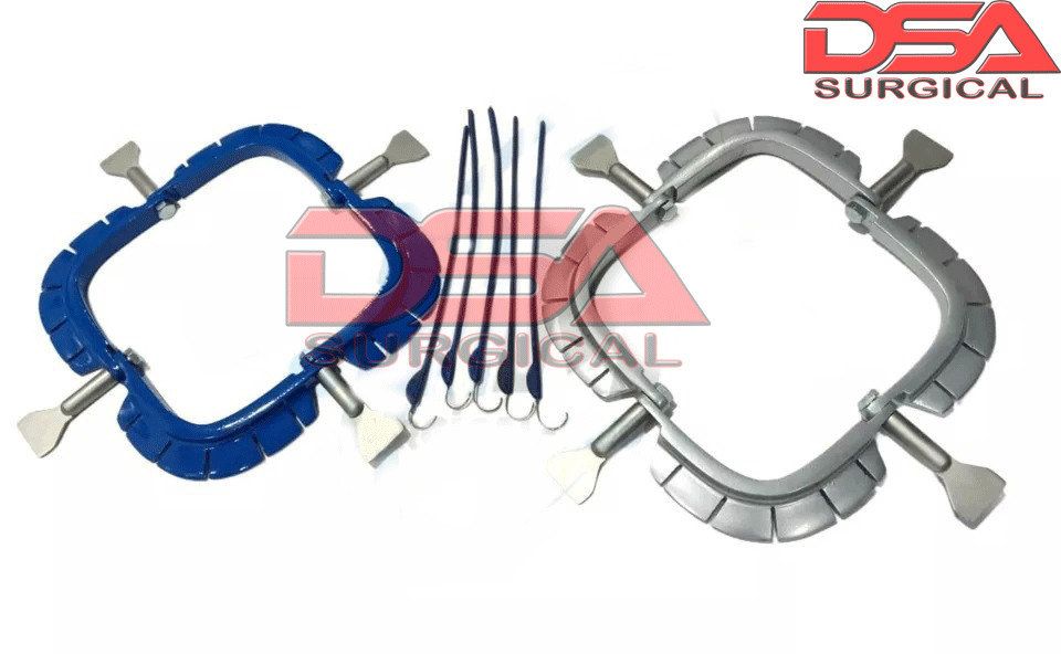 Lone star Retractor veterinary Ring 2 Pcs & 15 Elastic Stays Reusable
