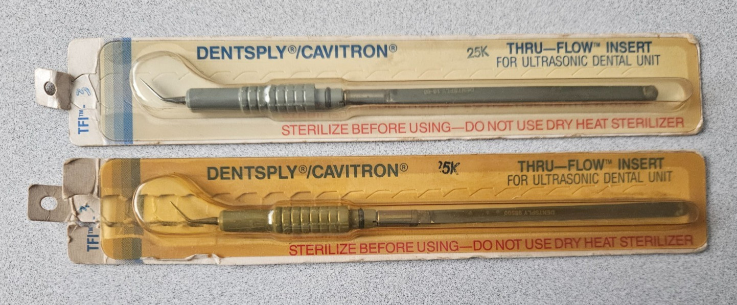 Dentsply Cavitron Thru Flow Ultrasonic Insert 25K (2 TIPS) -SEE DESCRIPTION