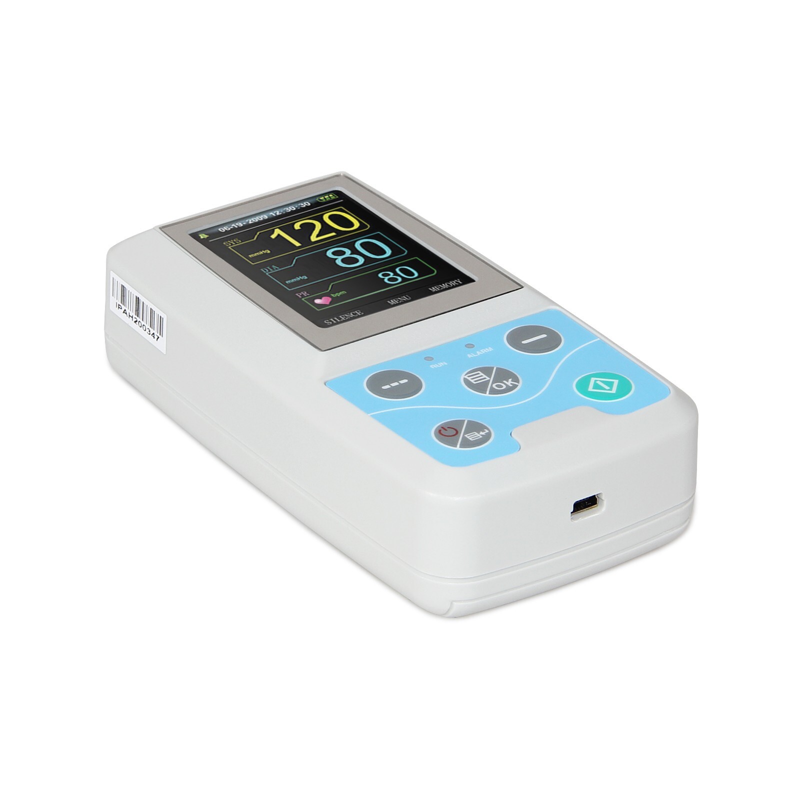 ABPM50 Ambulatory Blood Pressure Monitor – 24HR Holter, PC Software, for Adults